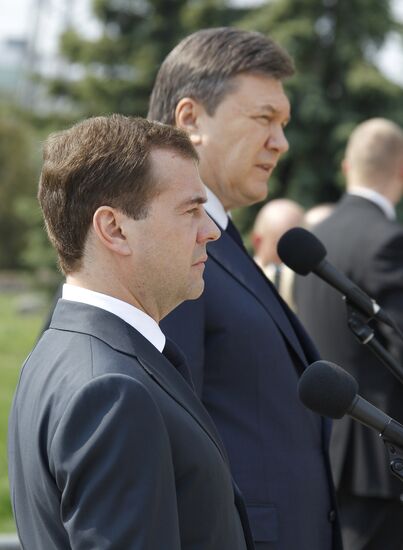 Dmitry Medvedev attends Chernobyl-commemorating events