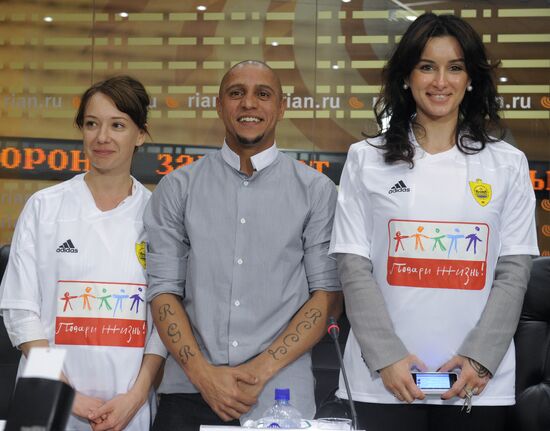 Give A Life Foundation and FC Anzhi joint news conference