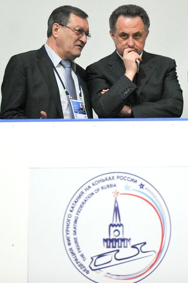 Valentin Pisyev and Vitaly Mutko