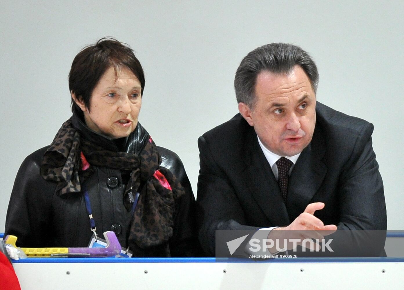 Tamara Moskvina, Vitaly Mutko and Tatiana Tarasova