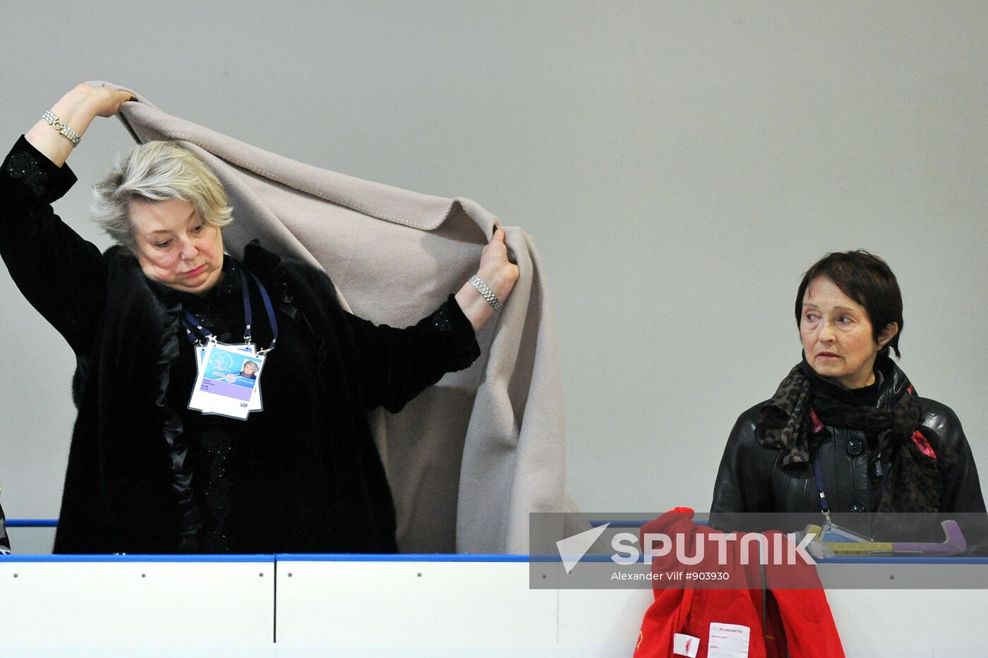 Tamara Moskvina and Tatiana Tarasova