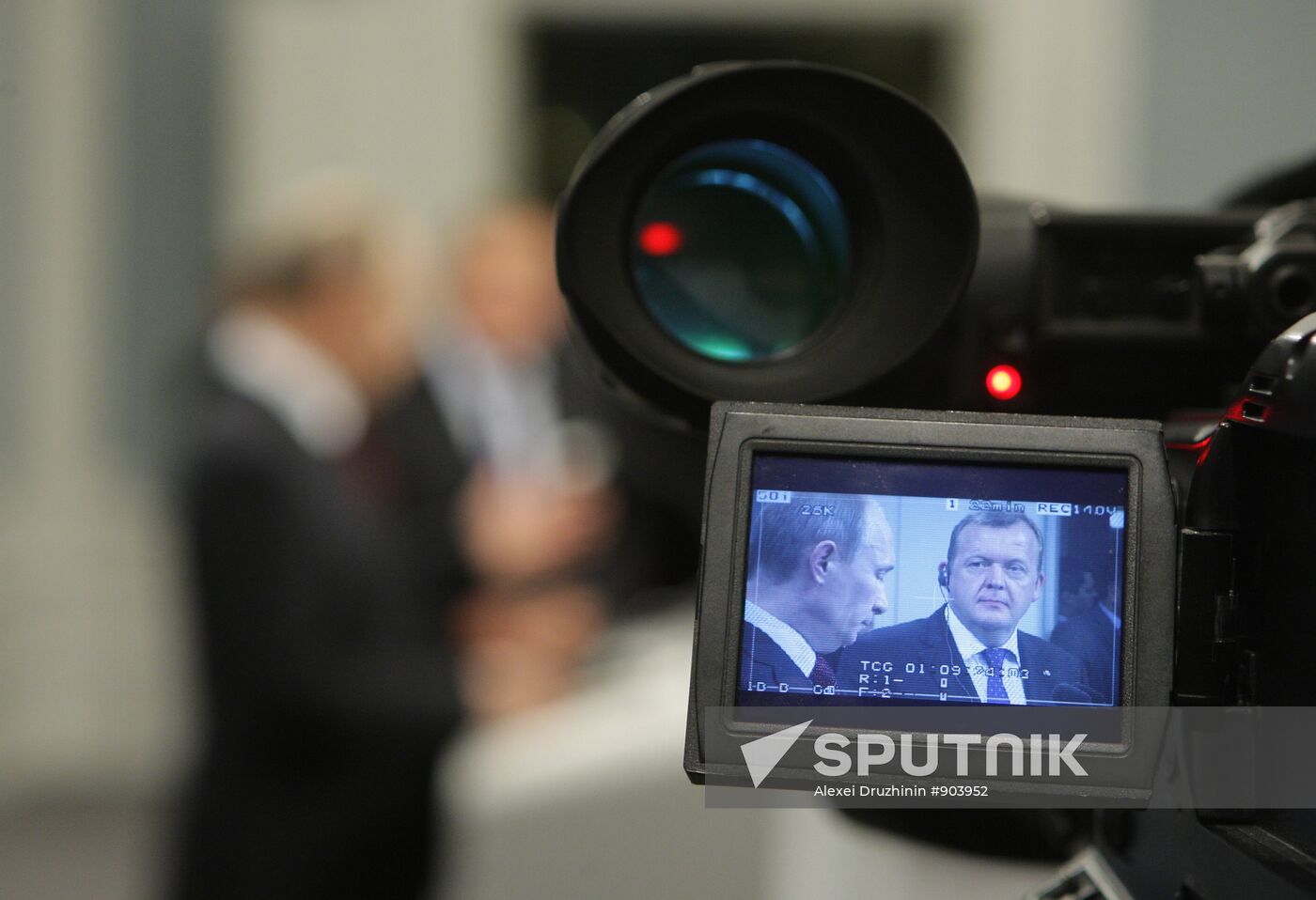 Vladimir Putin arrives in Denmark for one-day visit