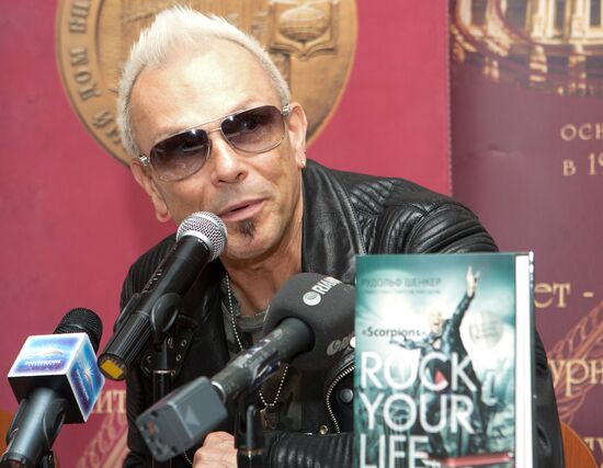 Scorpions founding member Rudolf Schenker presents his book Rock Your Life | Sputnik Mediabank