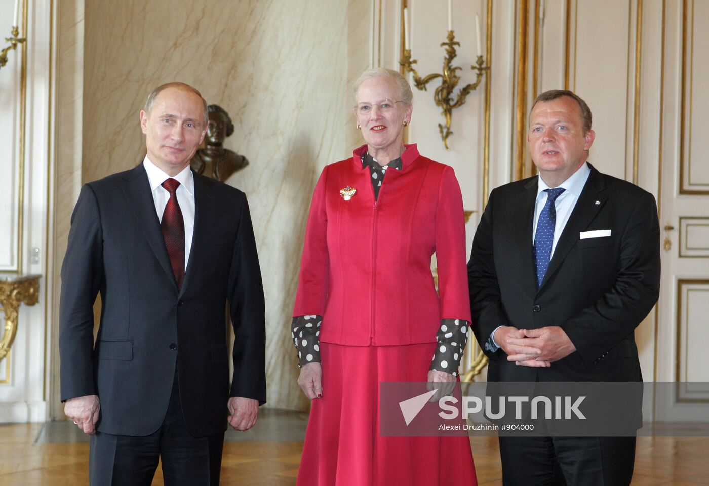 Putin in Denmark for a one-day visit