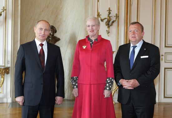 Putin in Denmark for a one-day visit