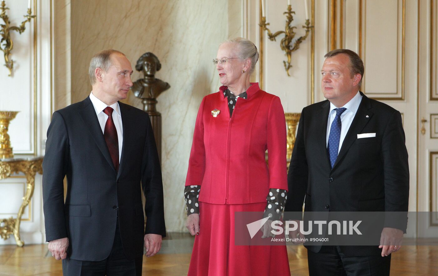 Putin in Denmark for a one-day visit