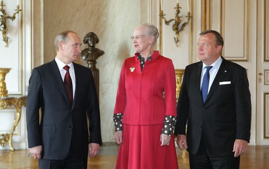 Putin in Denmark for a one-day visit