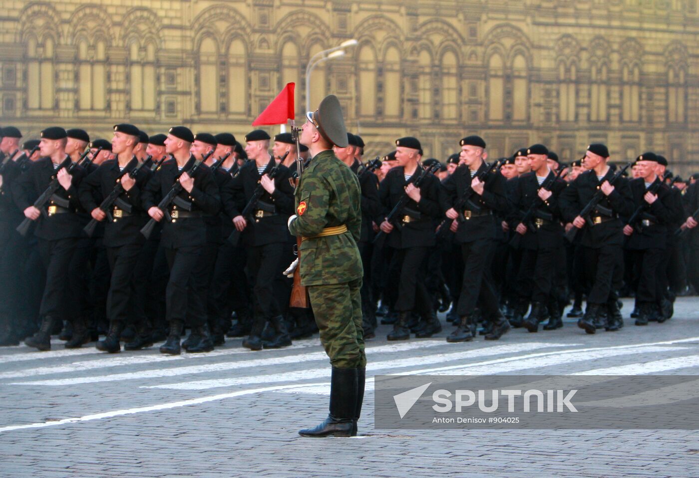 Rehearsal of Victory Parade on Red Square