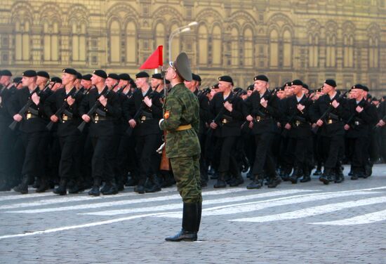 Rehearsal of Victory Parade on Red Square