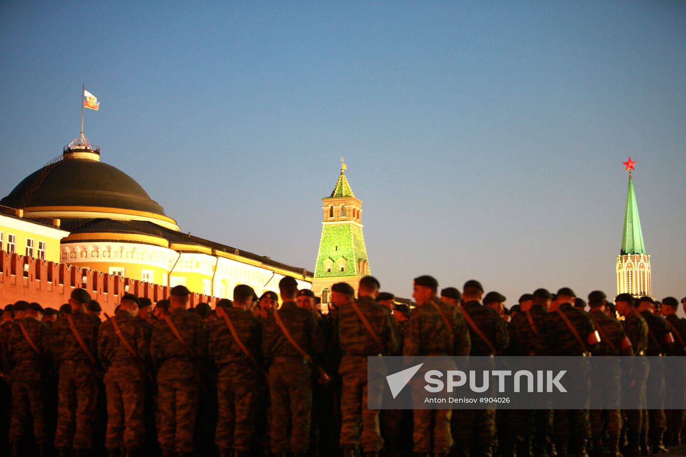 Rehearsal of Victory Parade on Red Square