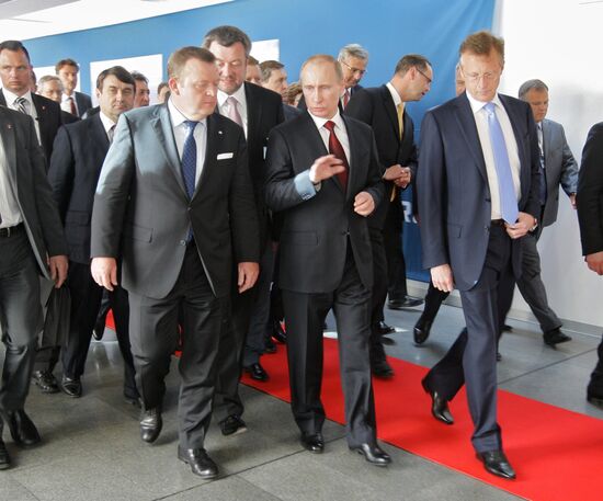 Putin in Denmark for a one-day visit