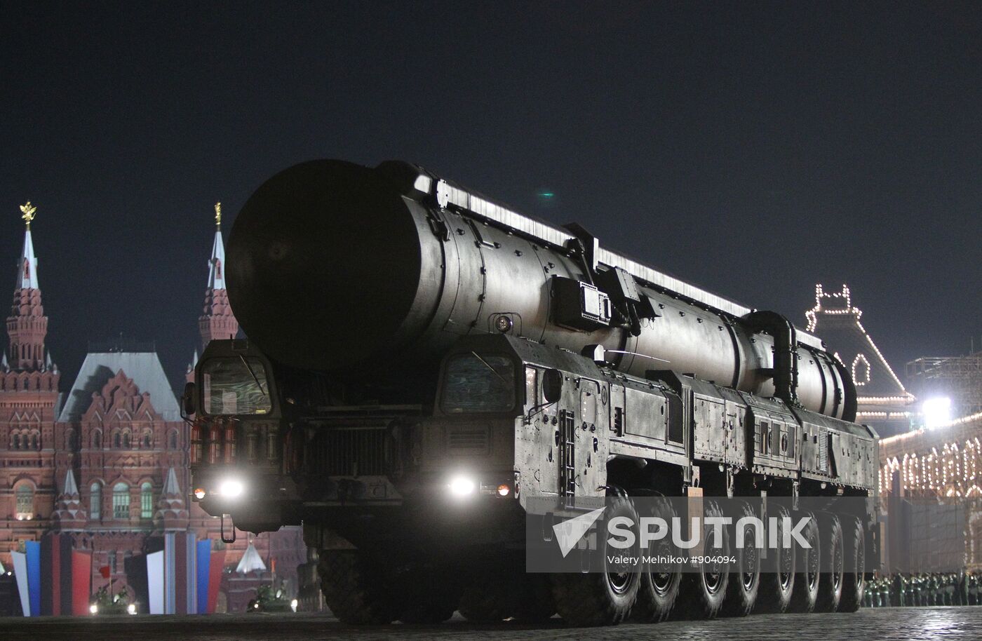 Rehearsal of Victory Parade on Red Square