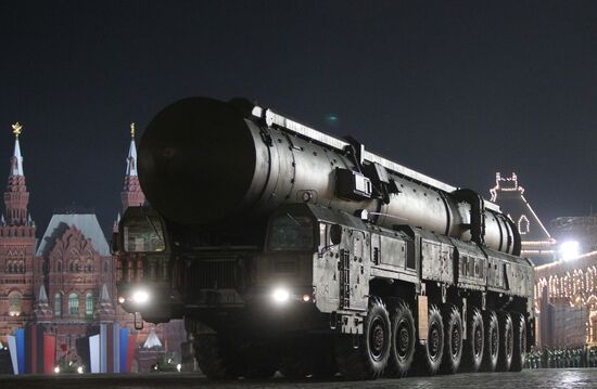 Rehearsal of Victory Parade on Red Square