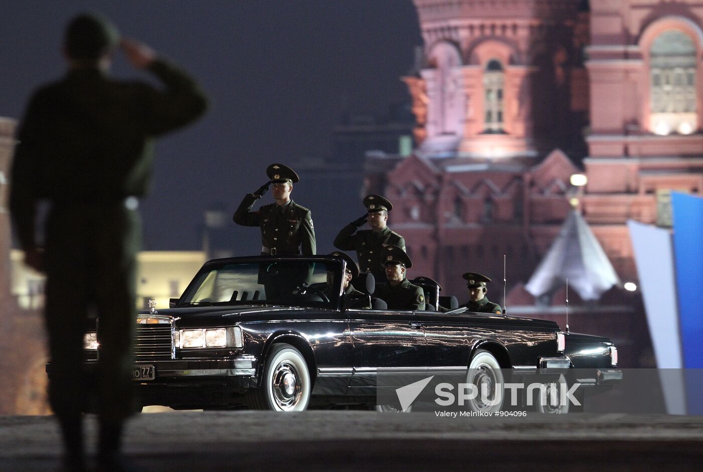 Rehearsal of Victory Parade on Red Square