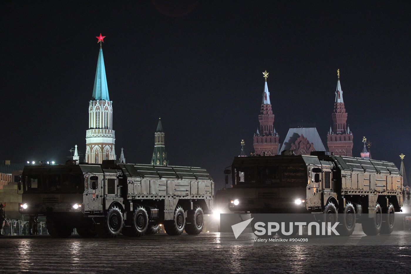 Rehearsal of Victory Parade on Red Square