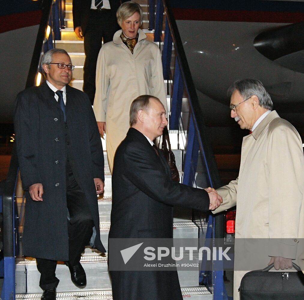 Vladimir Putin on working visit to Stockholm