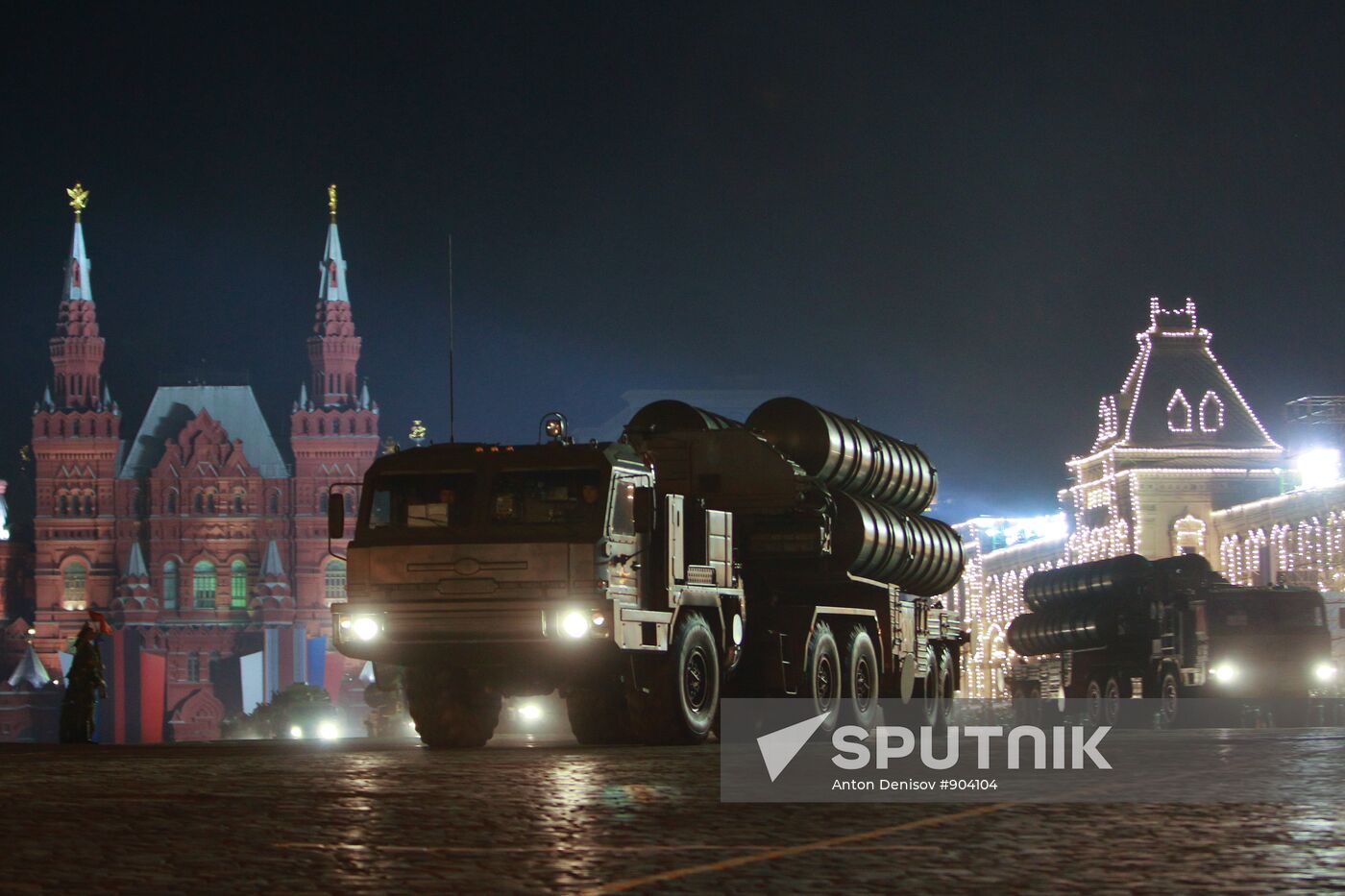 Rehearsal of Victory Parade on Red Square