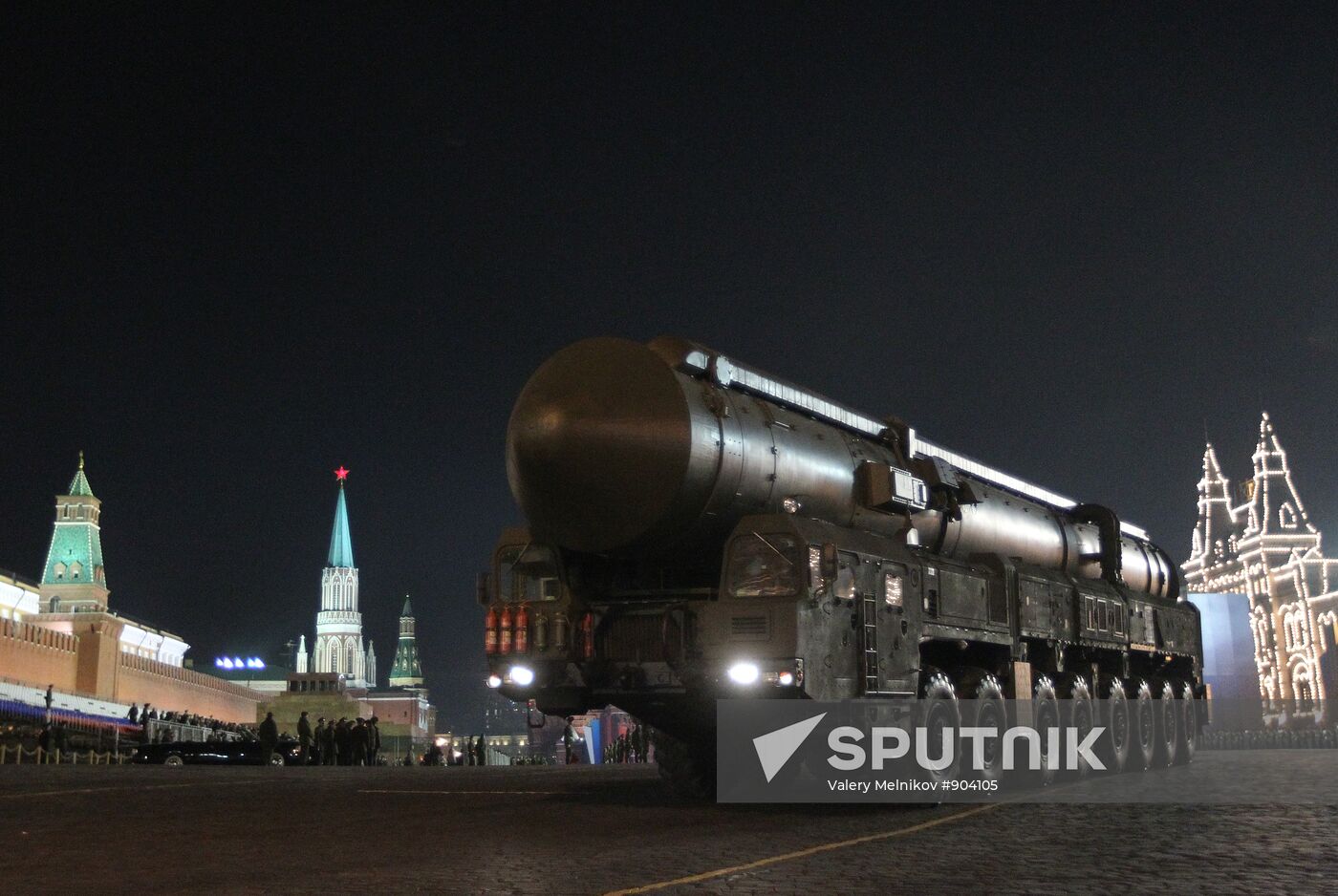 Rehearsal of Victory Parade on Red Square