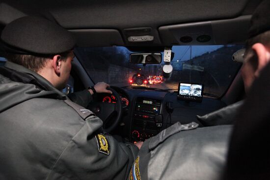 Fiat patrol car
