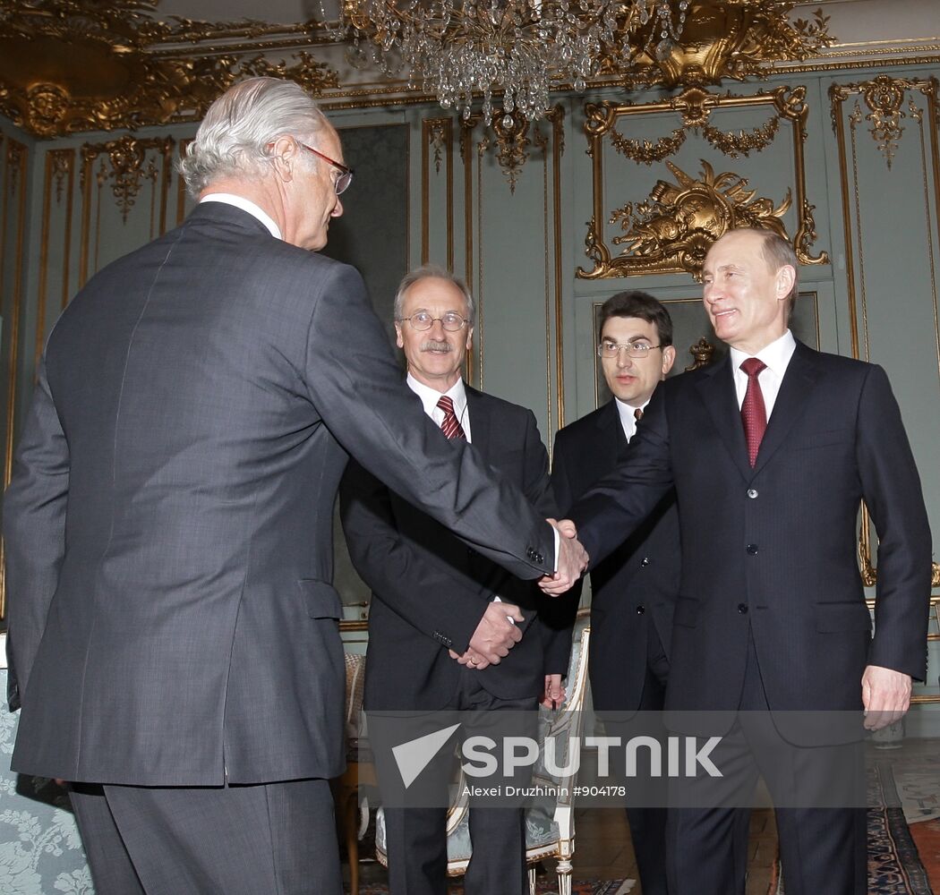 Vladimir Putin on working visit to Stockholm