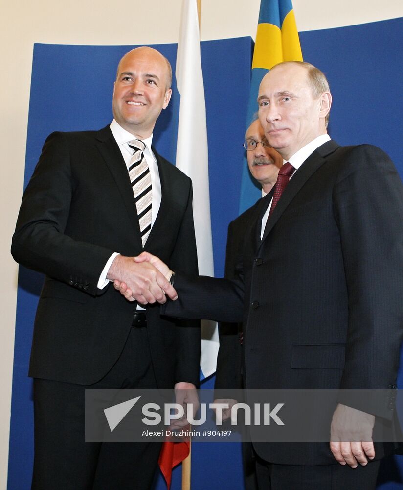 Vladimir Putin on working visit to Stockholm