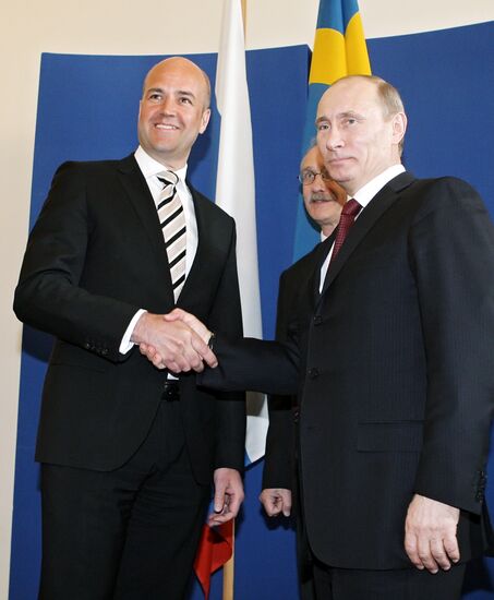 Vladimir Putin on working visit to Stockholm