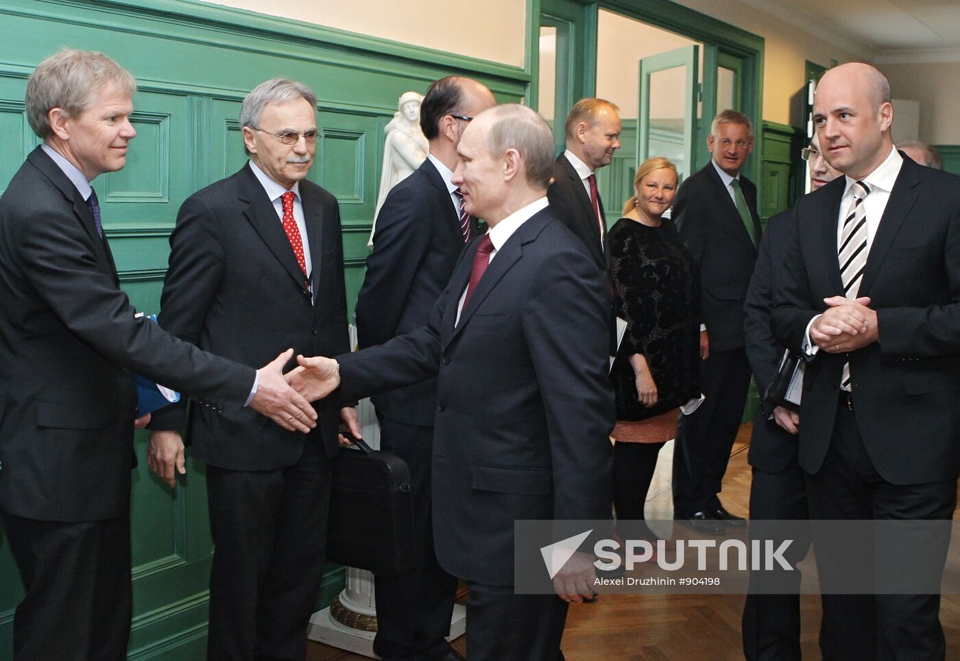 Vladimir Putin on working visit to Stockholm