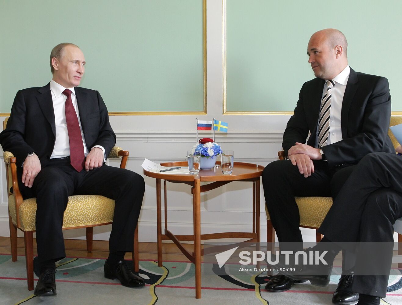 Vladimir Putin on working visit to Stockholm