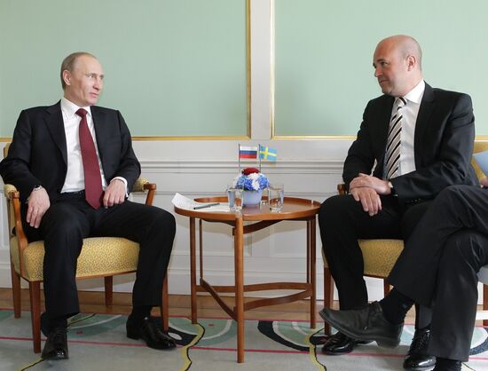 Vladimir Putin on working visit to Stockholm