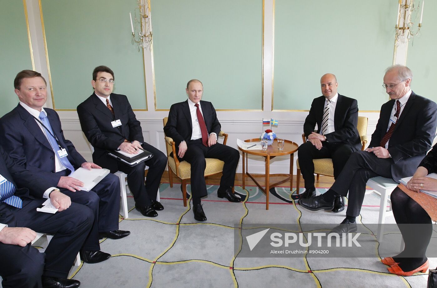 Vladimir Putin on working visit to Stockholm