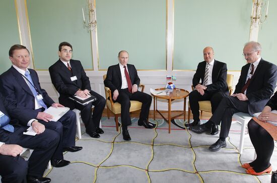 Vladimir Putin on working visit to Stockholm