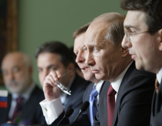 Vladimir Putin on working visit to Stockholm
