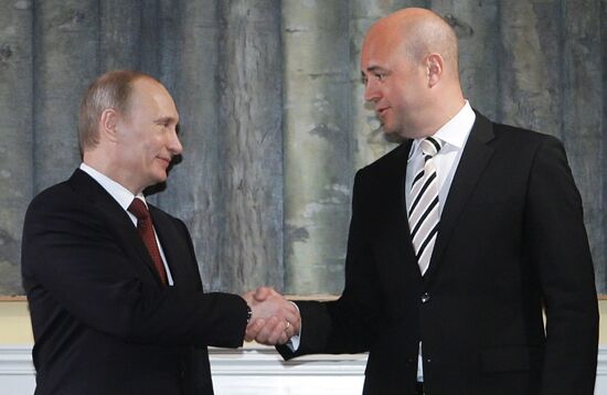 Vladimir Putin visits Stockholm