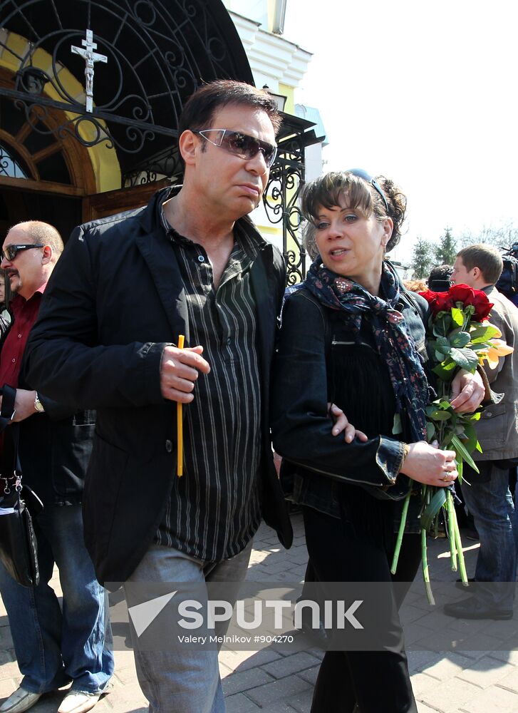 Funeral service for People's Artist of Russia Mikhail Kozakov