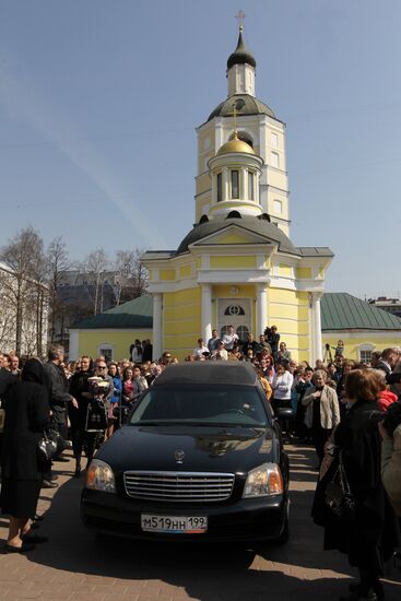 Funeral service for People's Artist of Russia Mikhail Kozakov