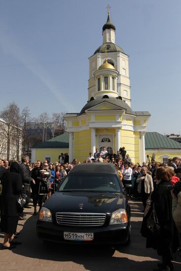 Funeral service for People's Artist of Russia Mikhail Kozakov