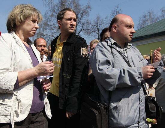 Funeral service for People's Artist of Russia Mikhail Kozakov