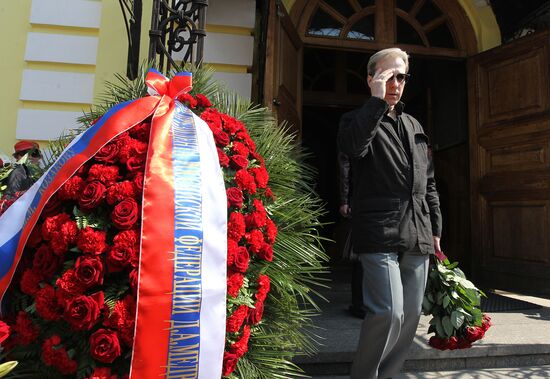 Funeral service for People's Artist of Russia Mikhail Kozakov