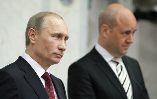 Russian Prime Minister Vladimir Putin visits Stockholm