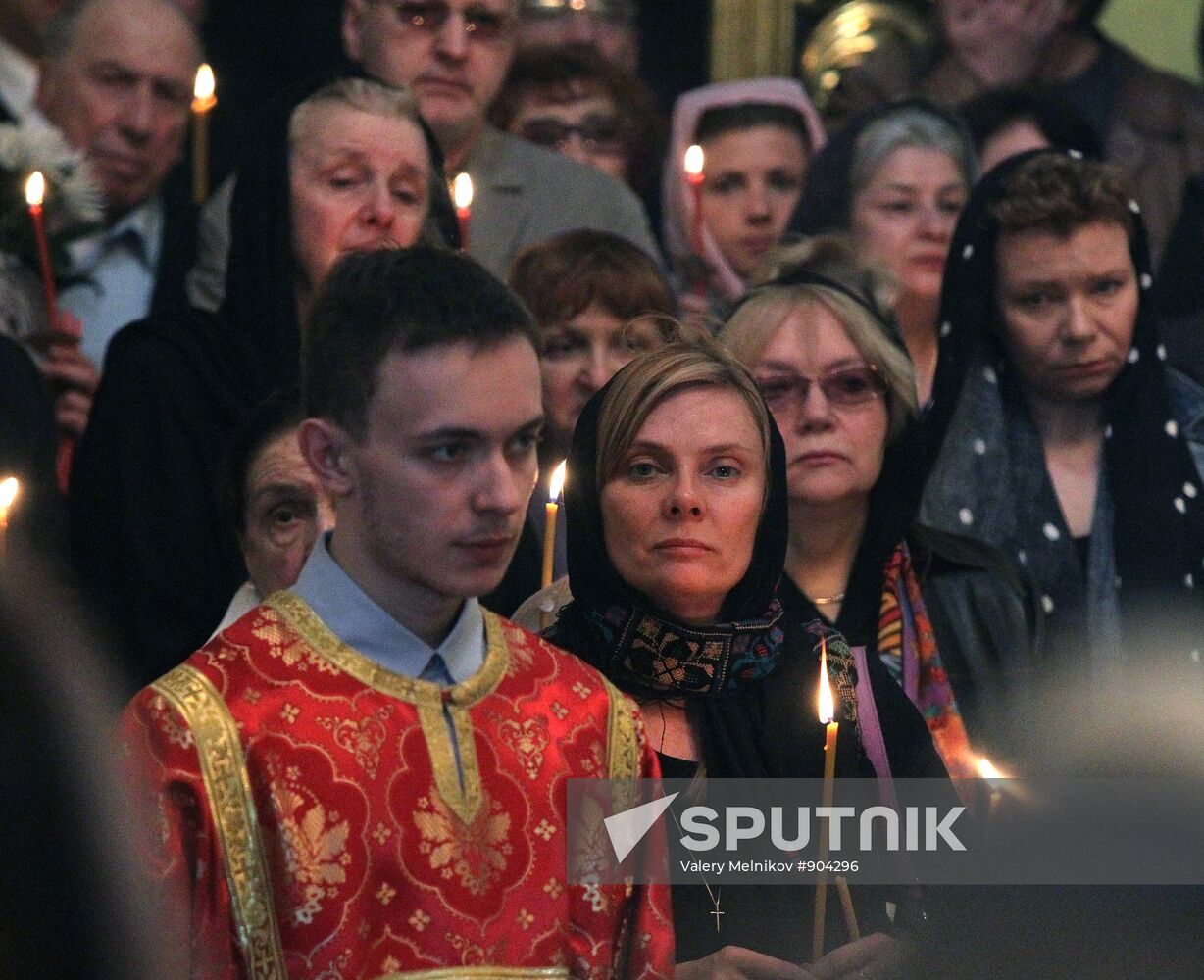 Funeral service for People's Artist of Russia Mikhail Kozakov