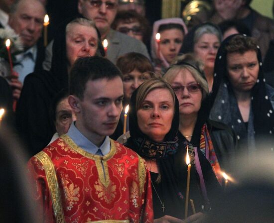Funeral service for People's Artist of Russia Mikhail Kozakov