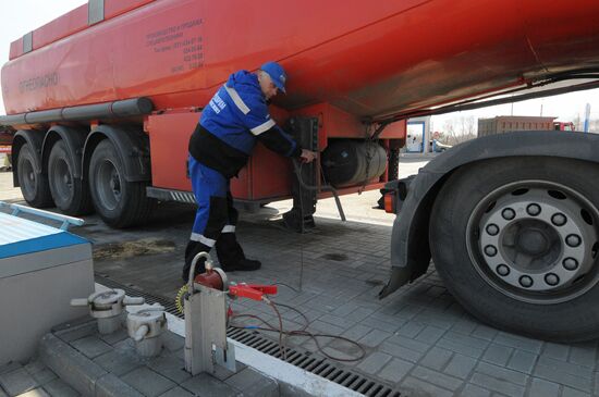 Gas station Gazpromneft in Chelyabinsk Region