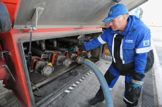Gas station Gazpromneft in Chelyabinsk Region
