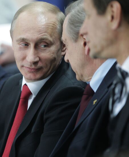 Vladimir Putin attends World Figure Skating Championships