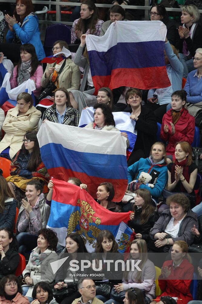 World Figure Skating Championships. Men's free skate program