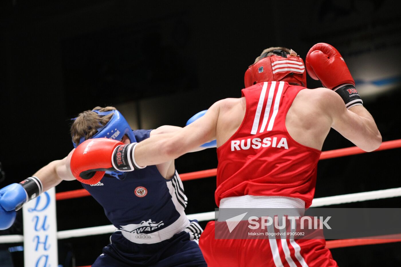Russian Boxing Championship. Semi-rinals.