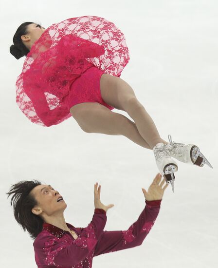 World Figure Skating Championships. Pairs. Free Skating