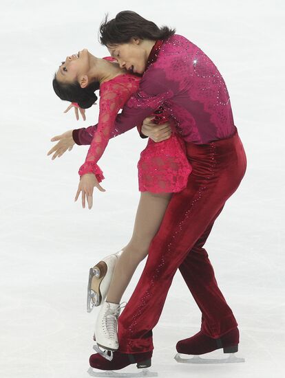 World Figure Skating Championships. Pairs. Free Skating