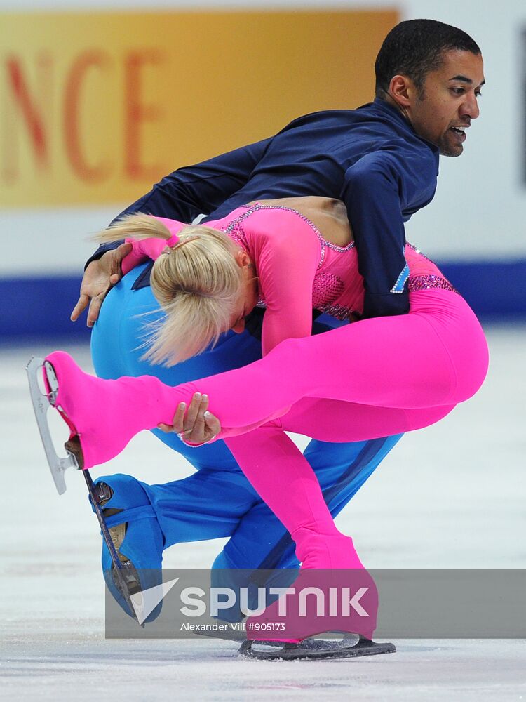 World Figure Skating Championships. Pairs. Free Skating