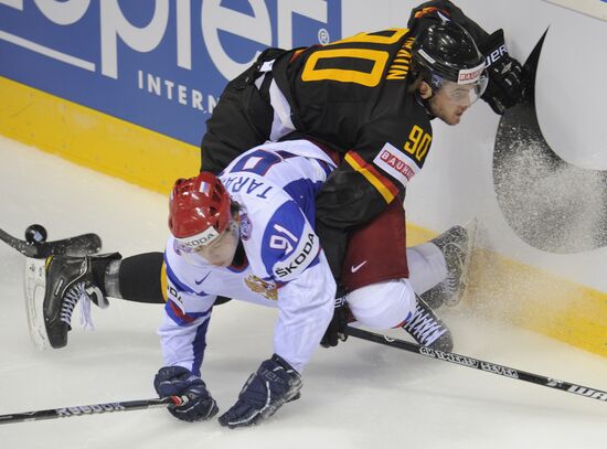 Ice Hockey. World Championship. Germany vs. Russia